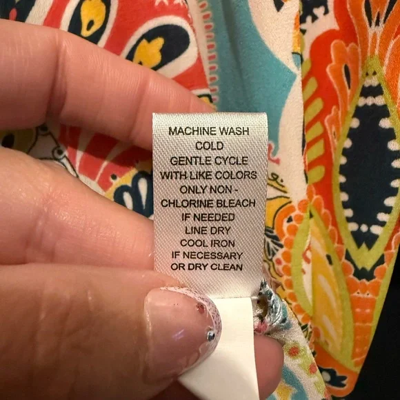 Spense Multicolor Paisley Blouse - Picture 7 of 8